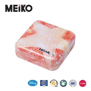 Kev cai tsim Square Square Tin Box